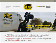 Tablet Screenshot of abcdisposalsystems.com